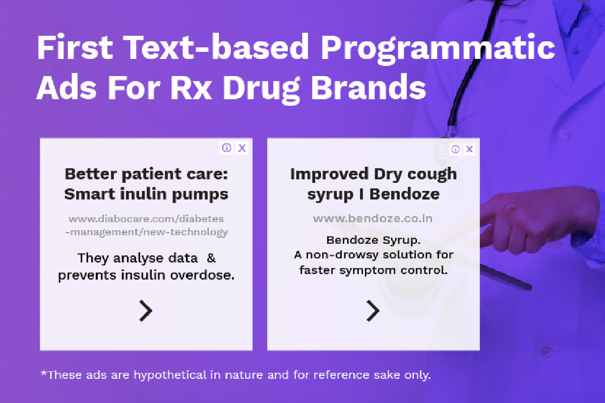 Doceree launches text-based programmatic ads in Rx drug marketing